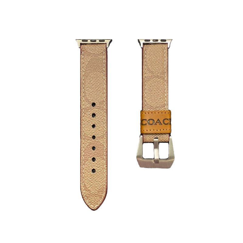 Lædertræner Apple Watch Band lysebrun-YHK244221710