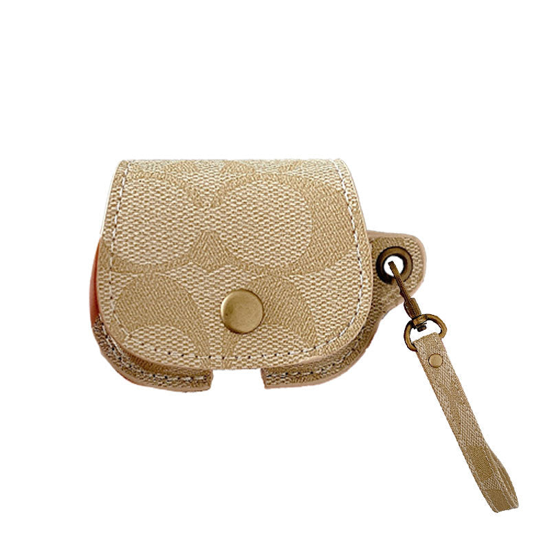 Pouzdro koženého trenéra AirPods Brown-CC231215