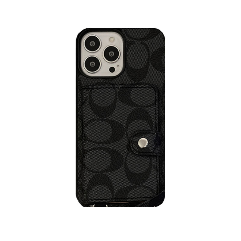 Coach iPhone Case With Wallet And Strap White -SZK240402