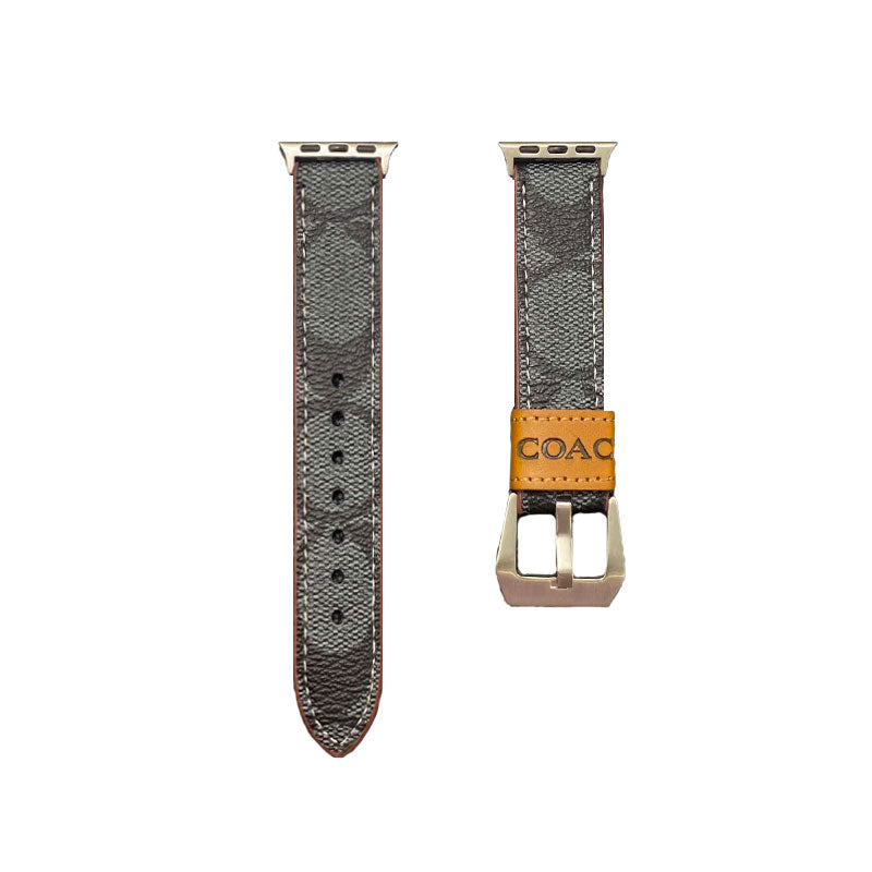 Δερμάτινος προπονητής Apple Watch Band Black-YHK244221710