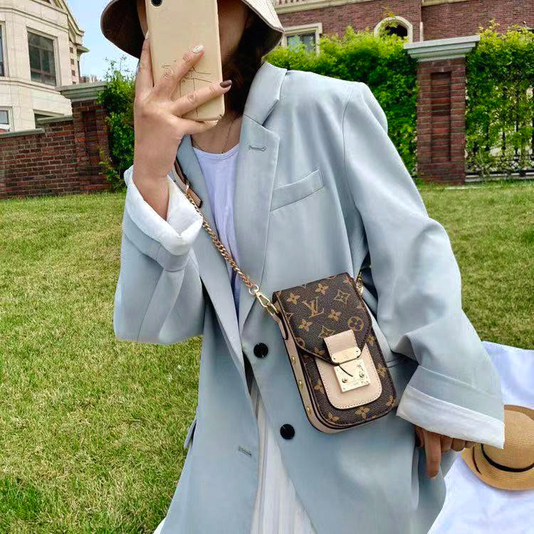 Crossbody Leather Phone Bag 022