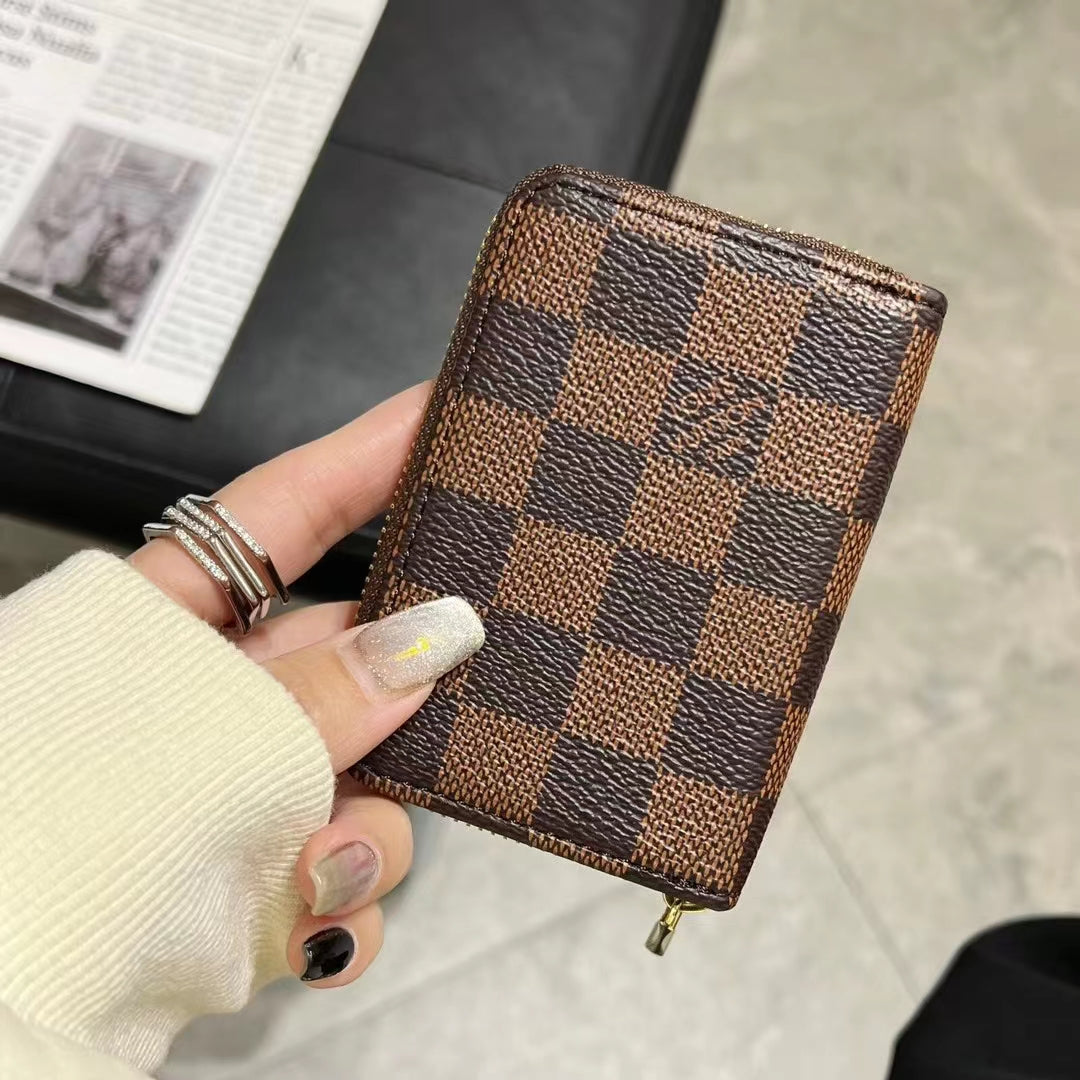 Collezione del portafoglio con cerniera monogramma di lusso - LV, GG e BBR