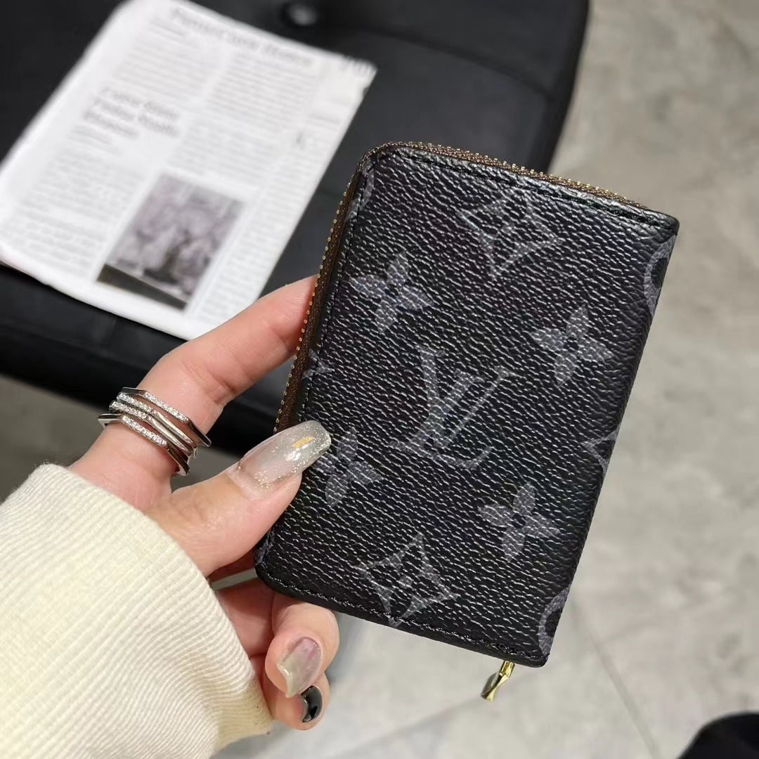 Collezione del portafoglio con cerniera monogramma di lusso - LV, GG e BBR