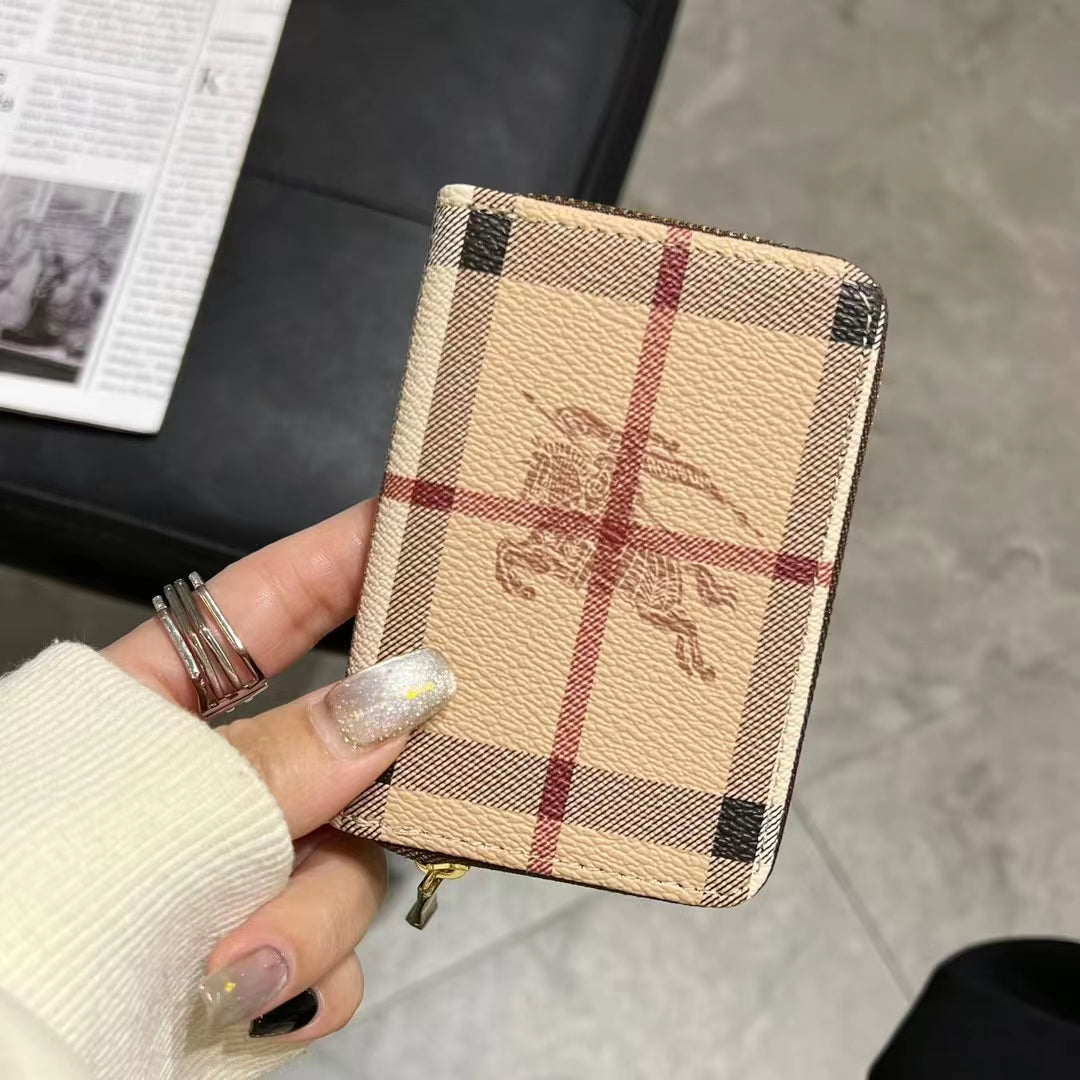 Collezione del portafoglio con cerniera monogramma di lusso - LV, GG e BBR