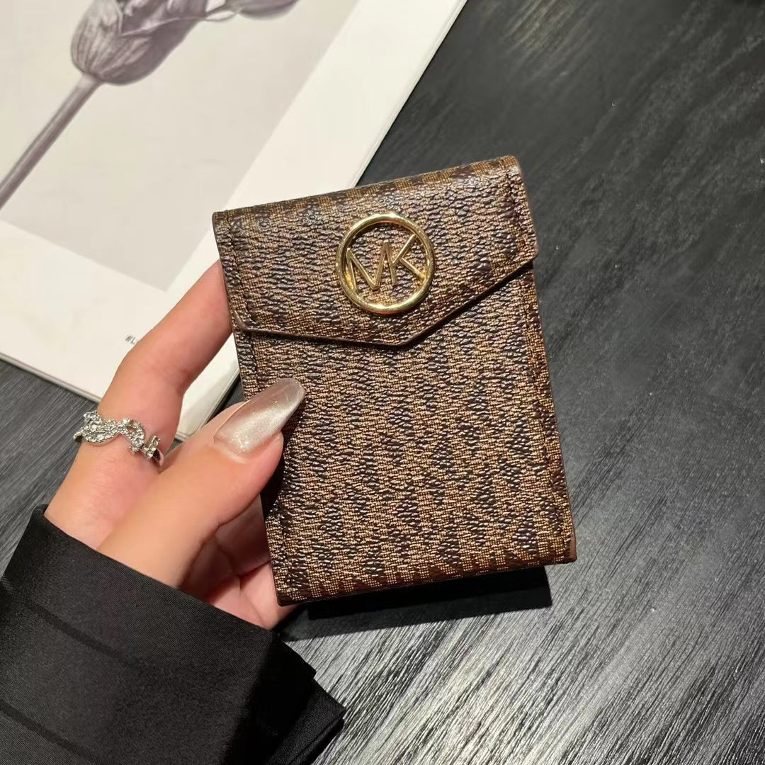 Luxury MK & CO ispirato a portafogli del supporto per schede monogramma