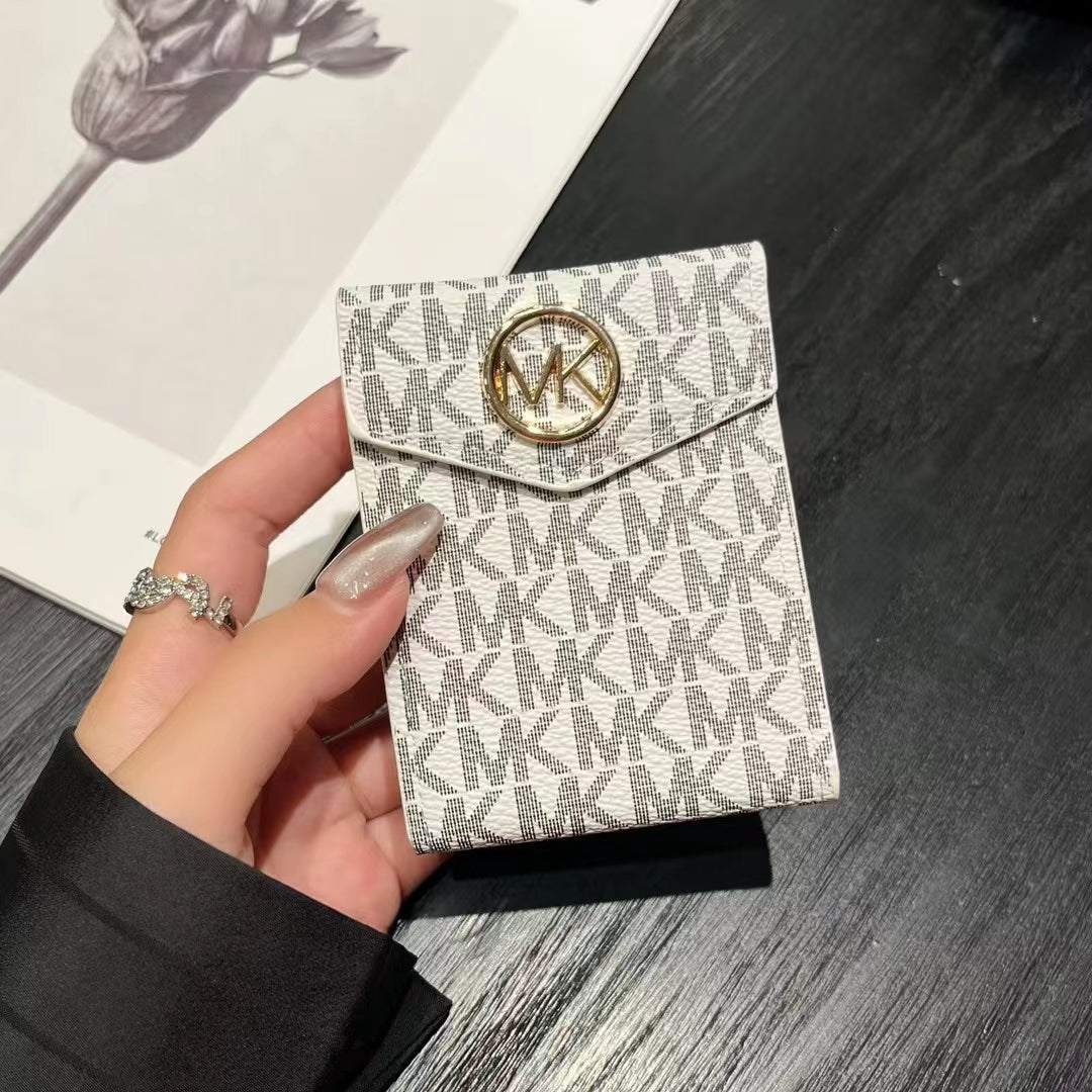Luxury MK & CO ispirato a portafogli del supporto per schede monogramma