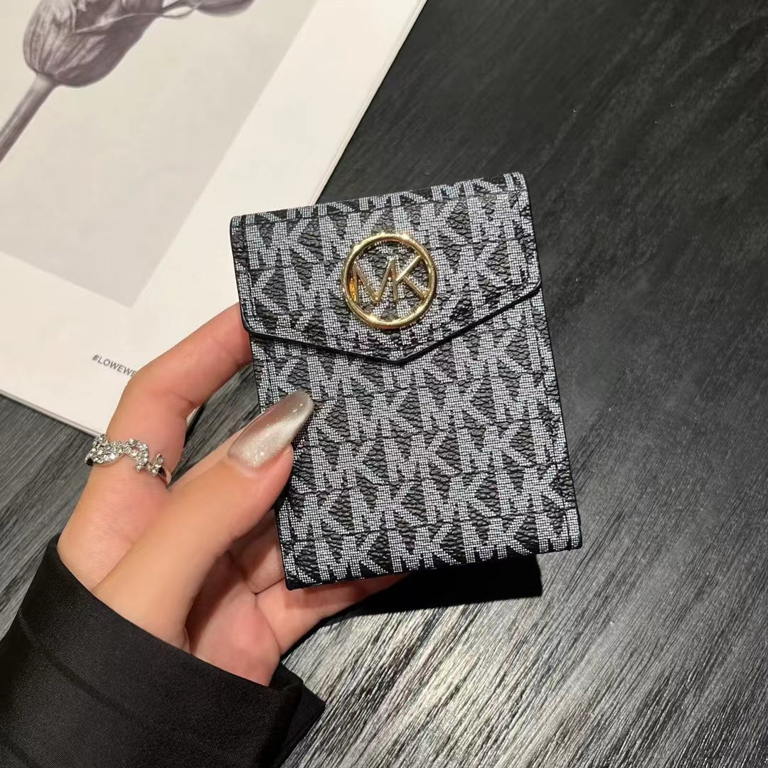 Luxury MK & CO ispirato a portafogli del supporto per schede monogramma