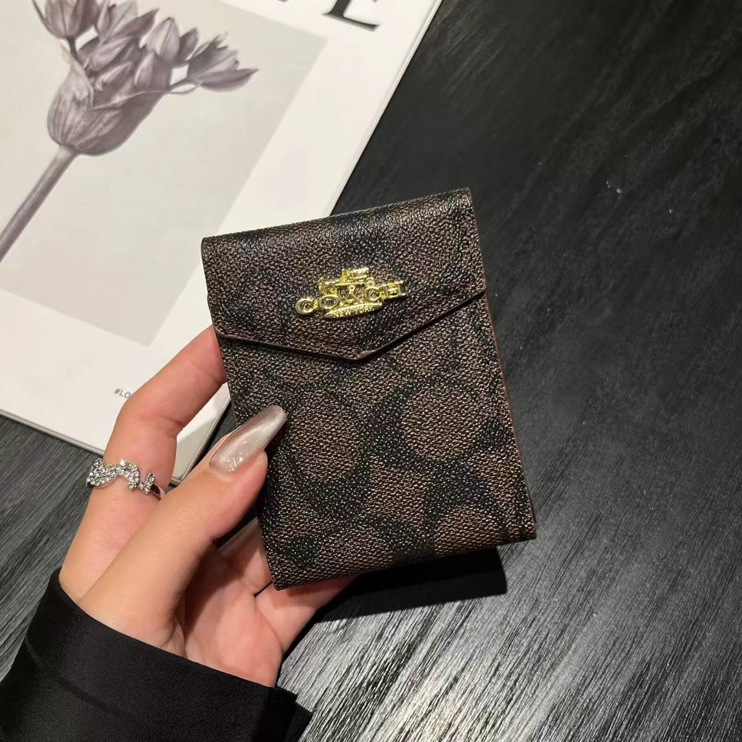 Luxury MK & CO ispirato a portafogli del supporto per schede monogramma