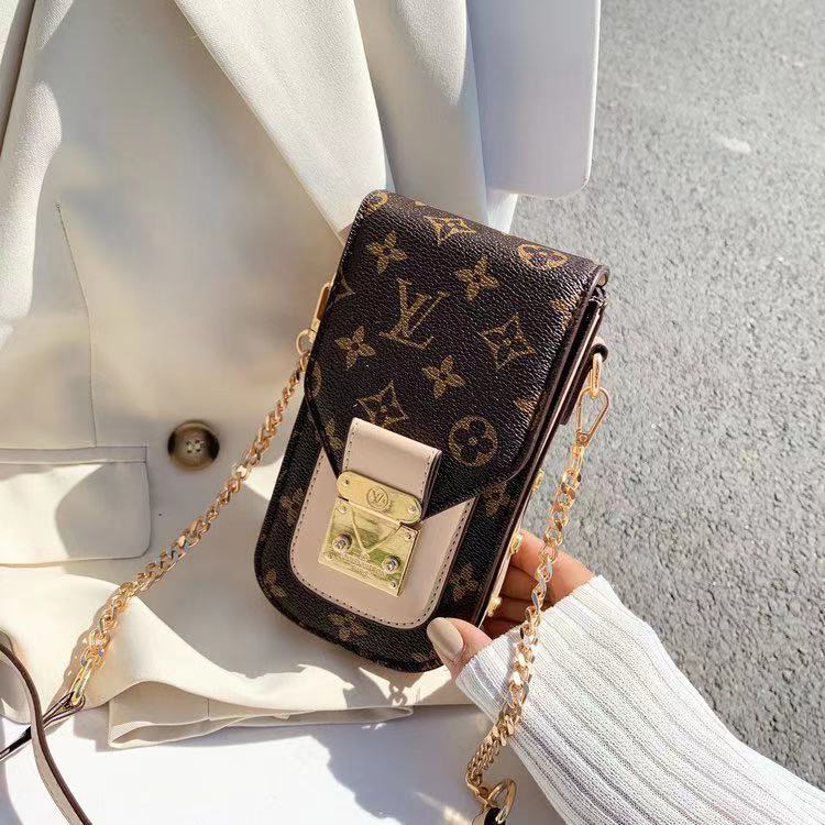 Crossbody Leather Phone Bag 022
