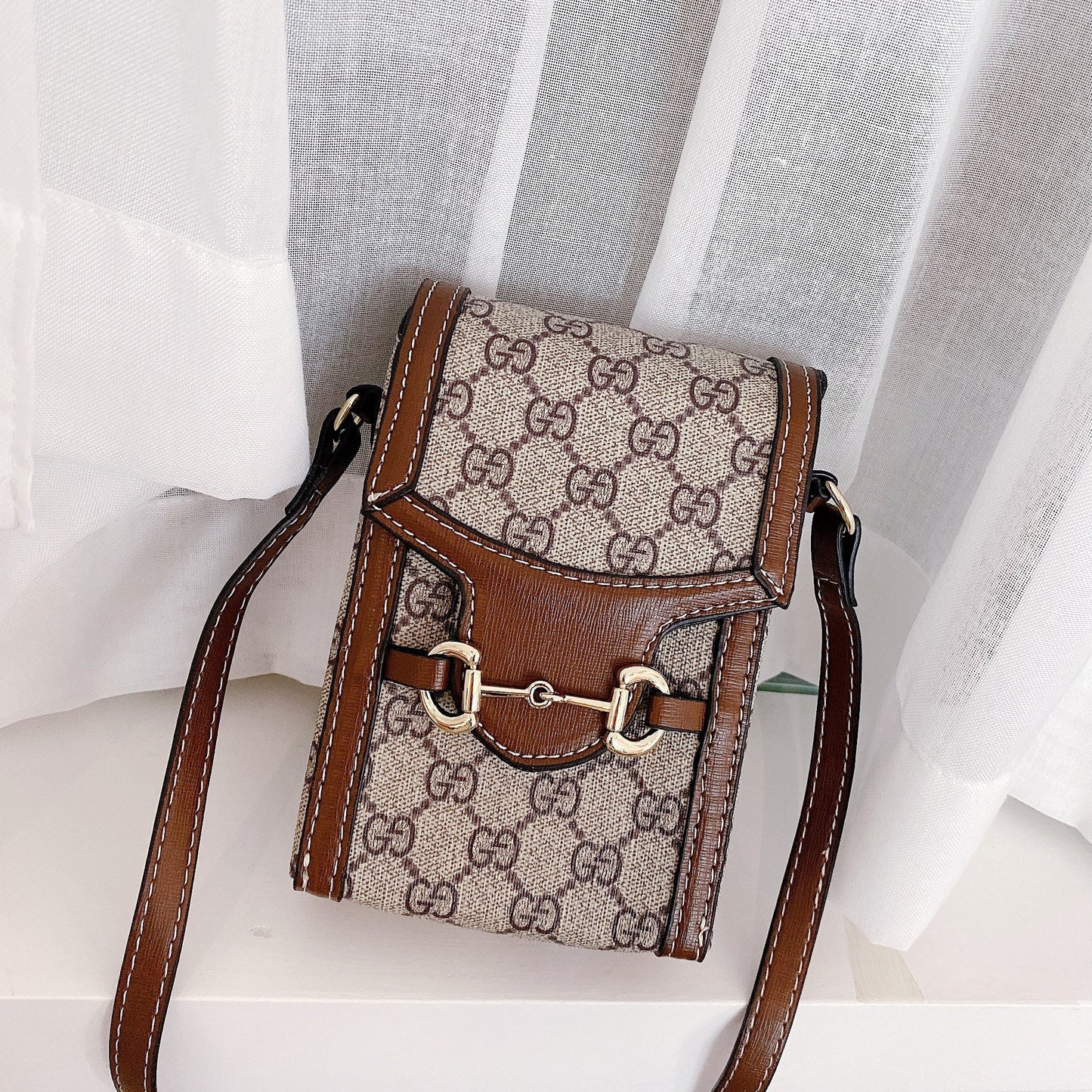 Luxe Texture Leather Handbag 008
