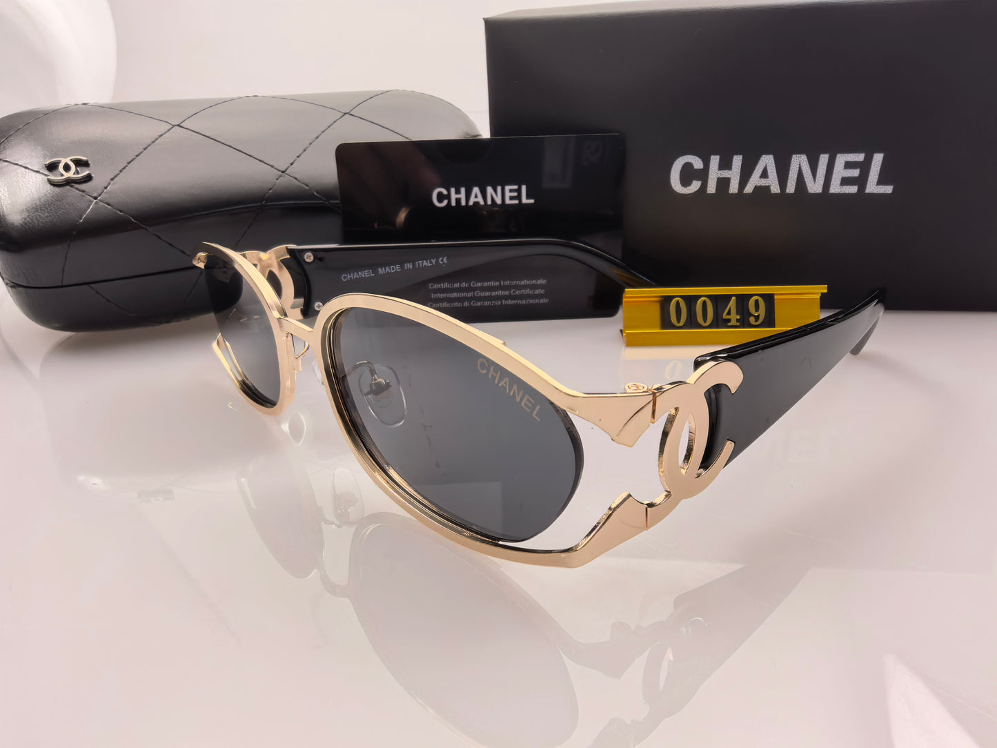 Luxe grote frame zonnebril M-8888788