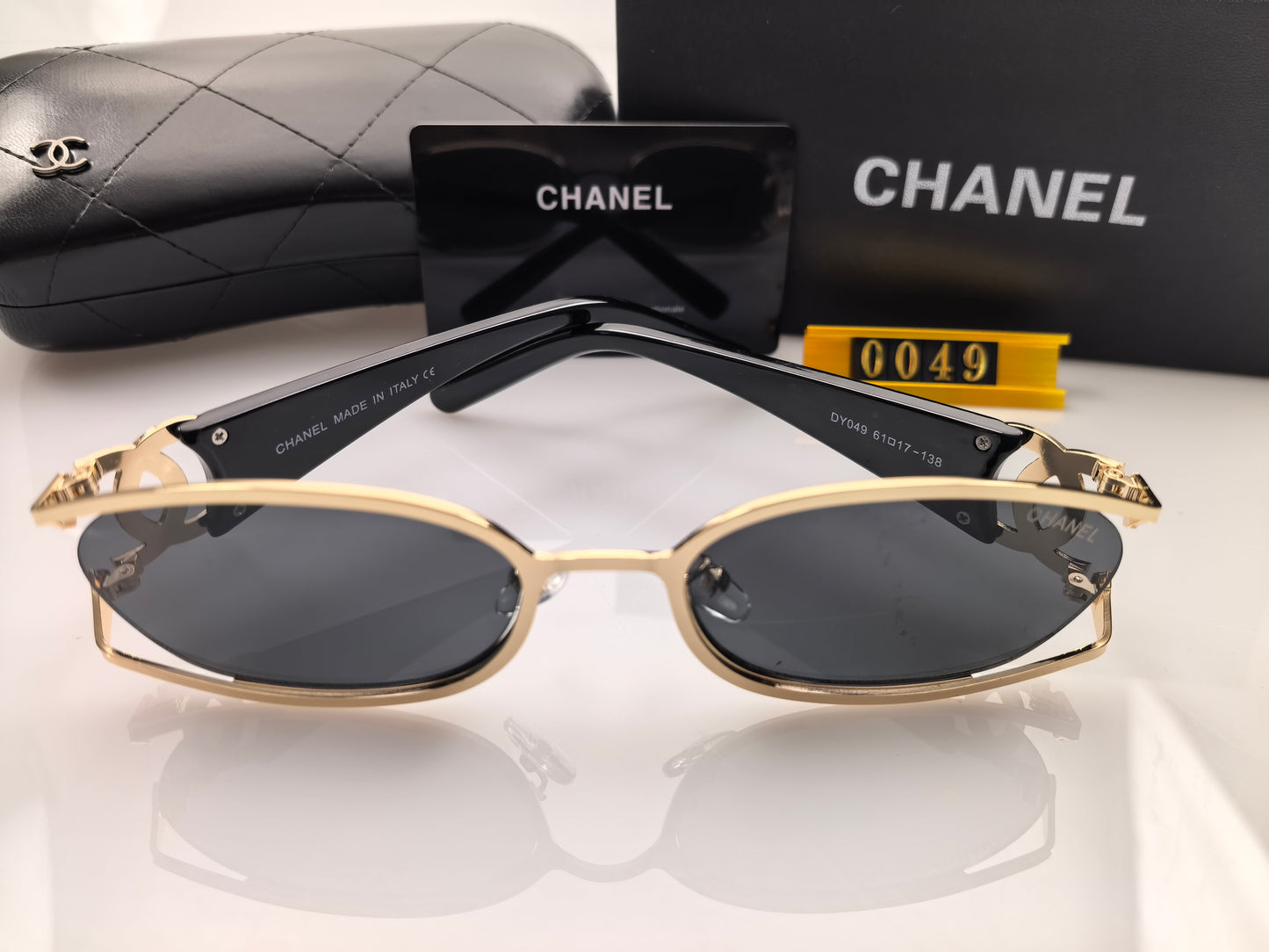 Luxe grote frame zonnebril M-8888788