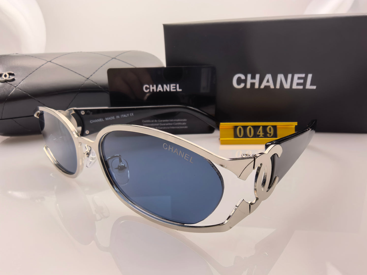 Luxe grote frame zonnebril M-8888788