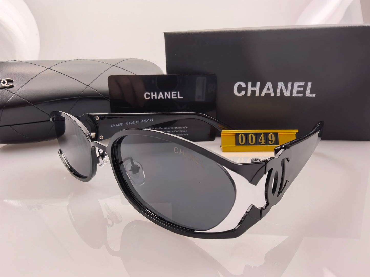 Luxe grote frame zonnebril M-8888788