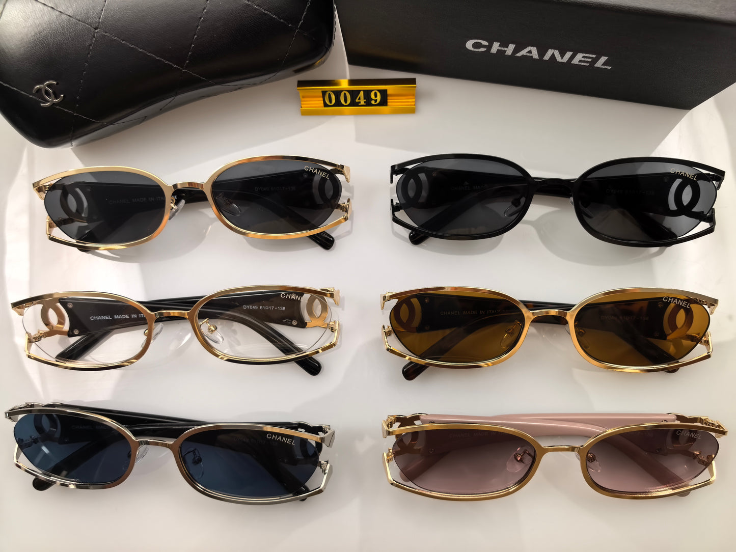 Luxe grote frame zonnebril M-8888788