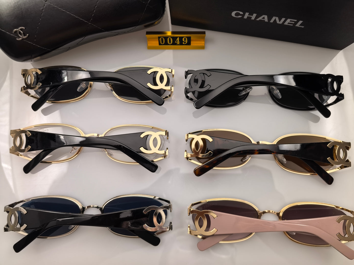 Luxe grote frame zonnebril M-8888788