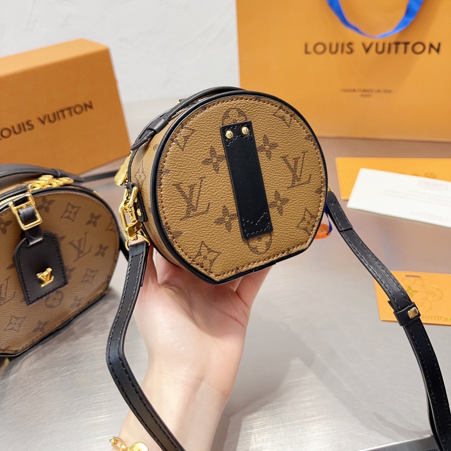 Fashion Coffee Chapeau Bag