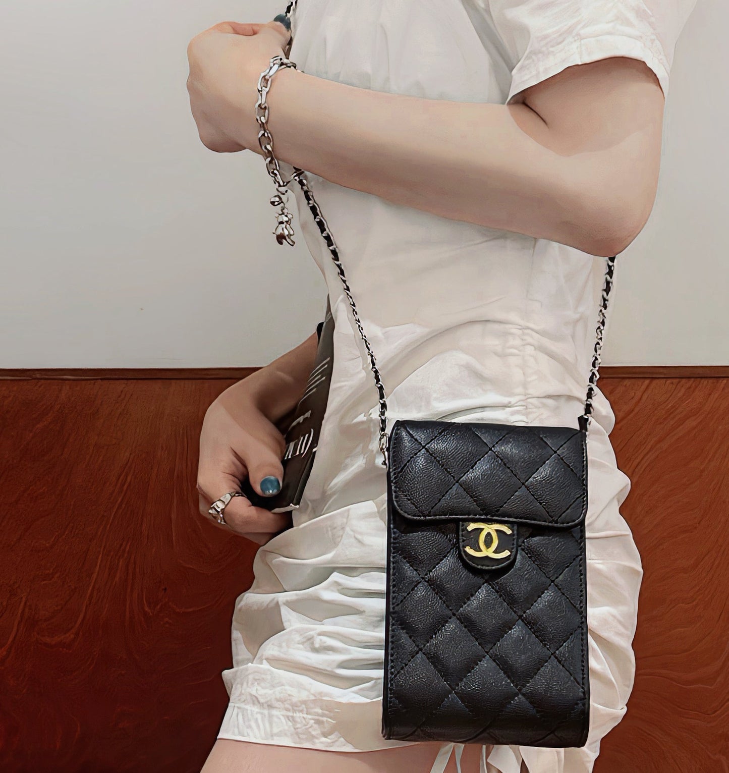 Crossbody Leather Phone Bag 022