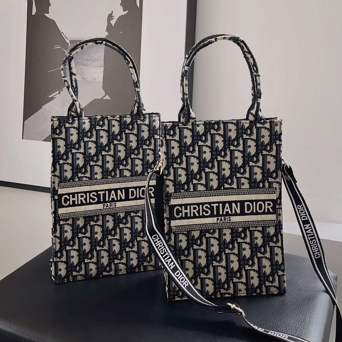 Luxe Texture Leather Handbag 004