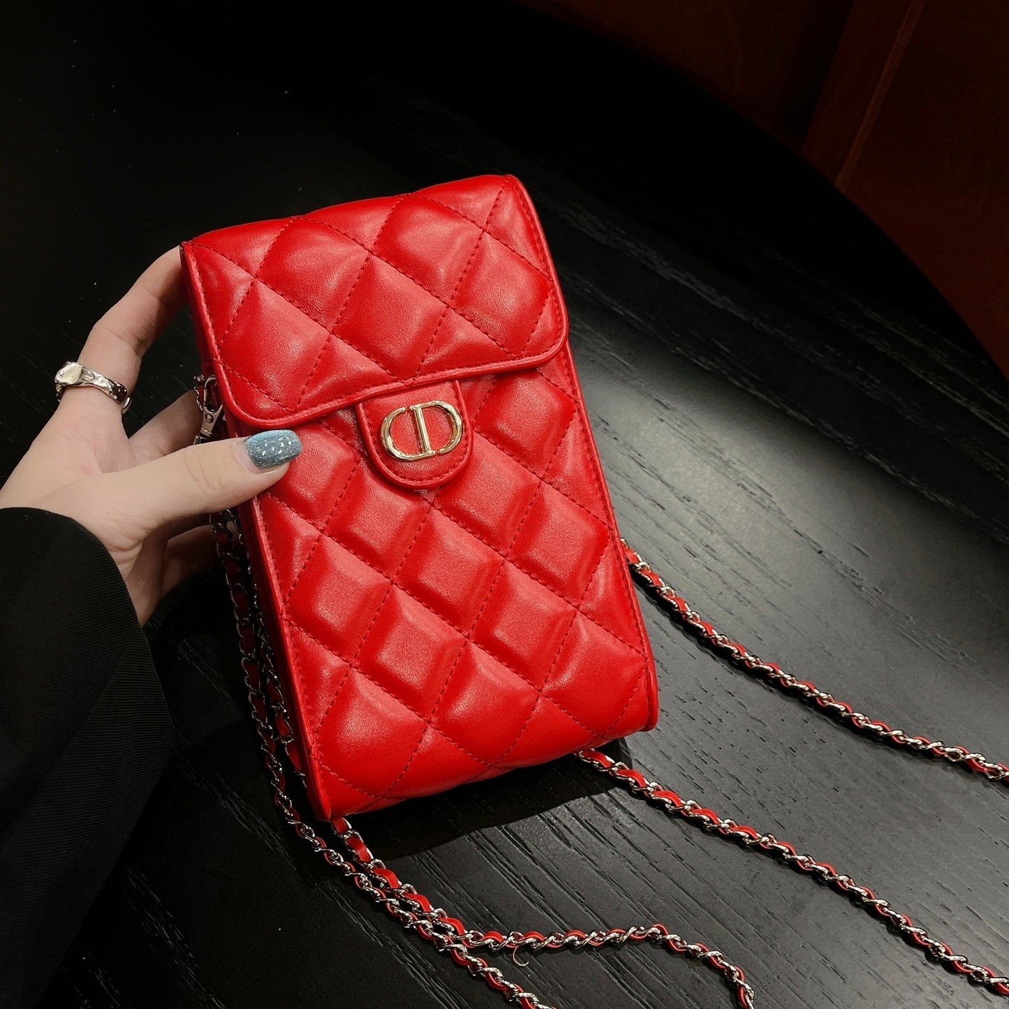 Crossbody Leather Phone Bag 022