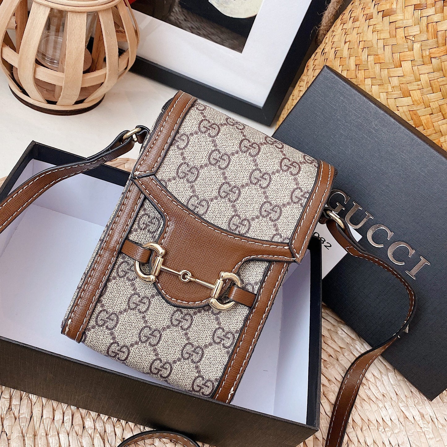 Luxe Texture Leather Handbag 008