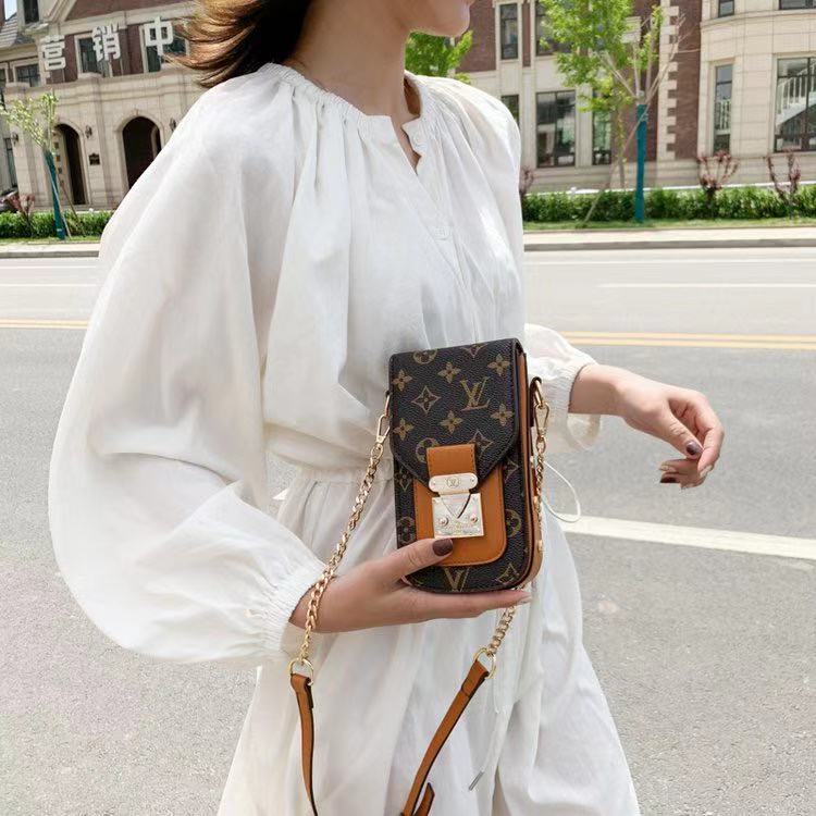 Crossbody Leather Phone Bag 022