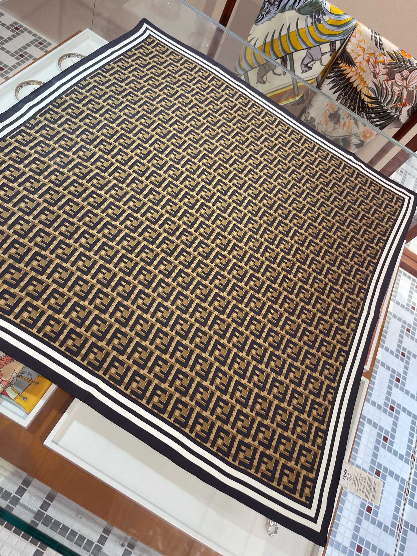 Letter Square Scarf mysite