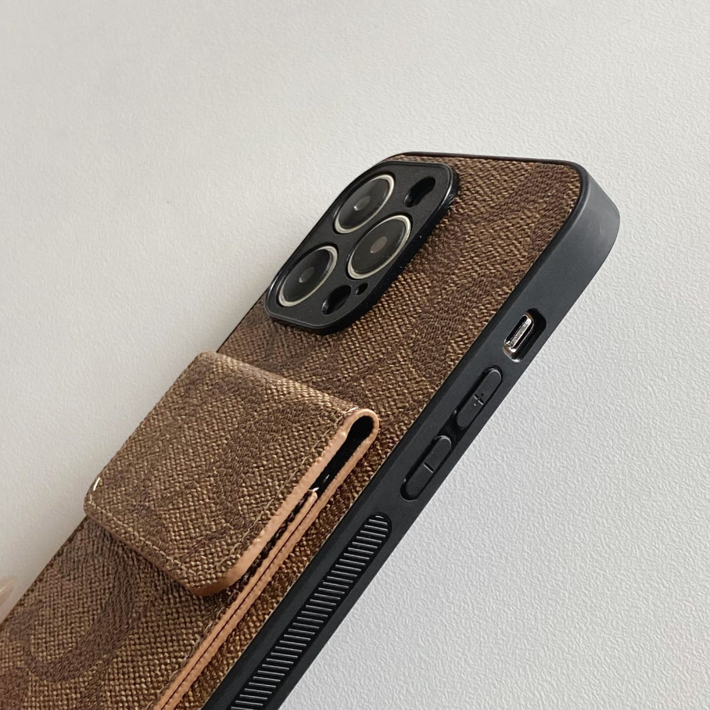 Coach iPhone Case With Wallet Light Brown-HP240513