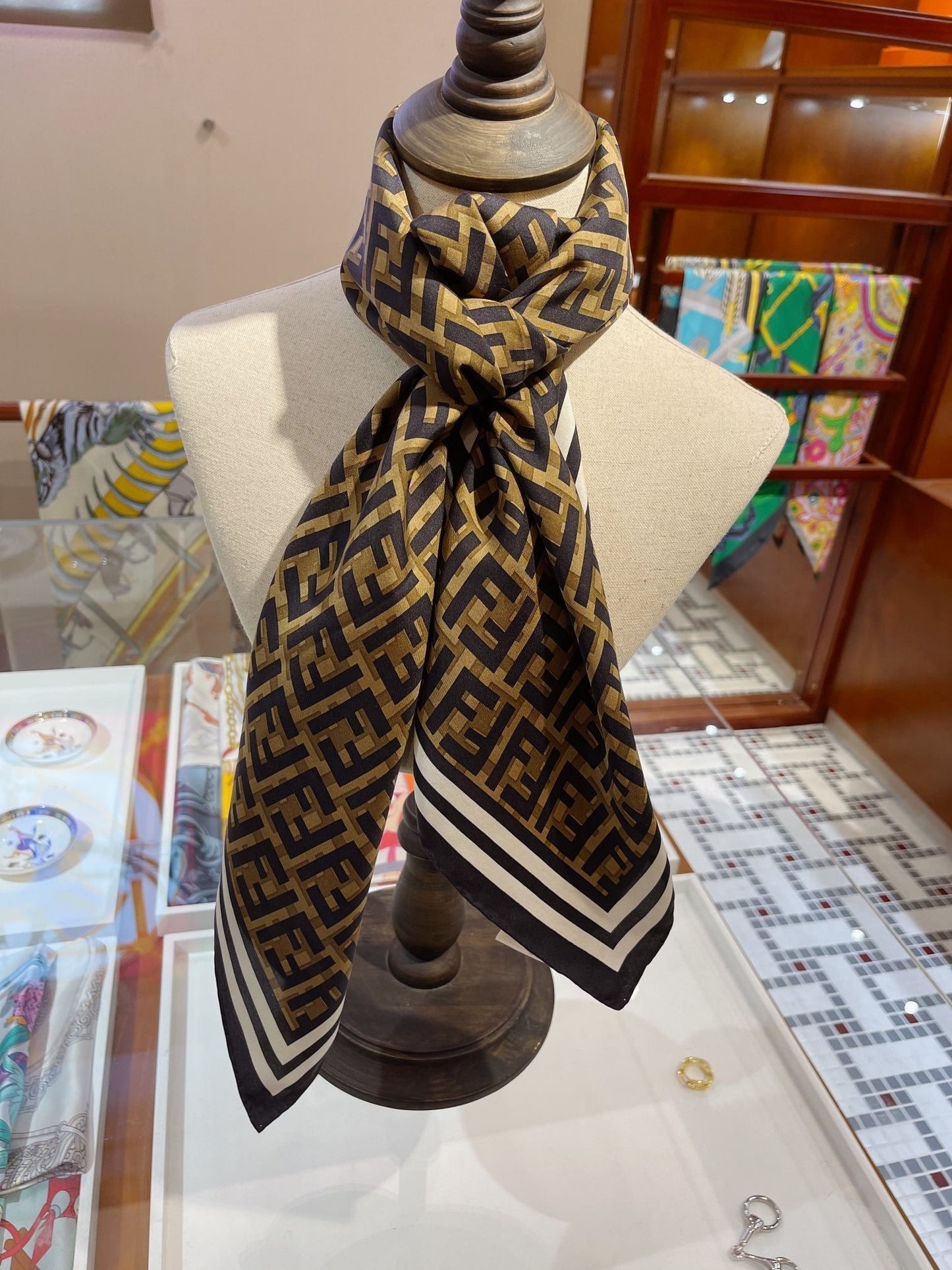 Letter Square Scarf mysite