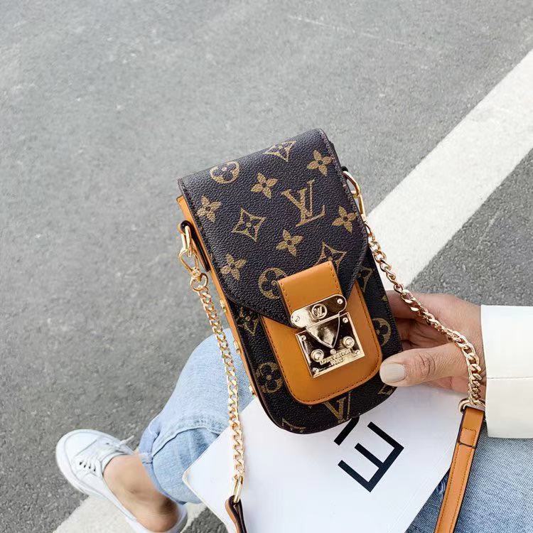 Crossbody Leather Phone Bag 022