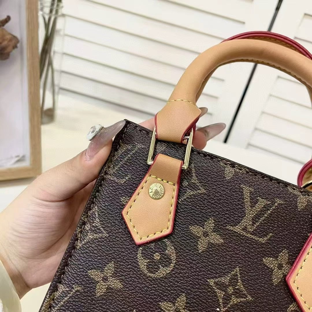 Luxe Texture Leather Handbag 008