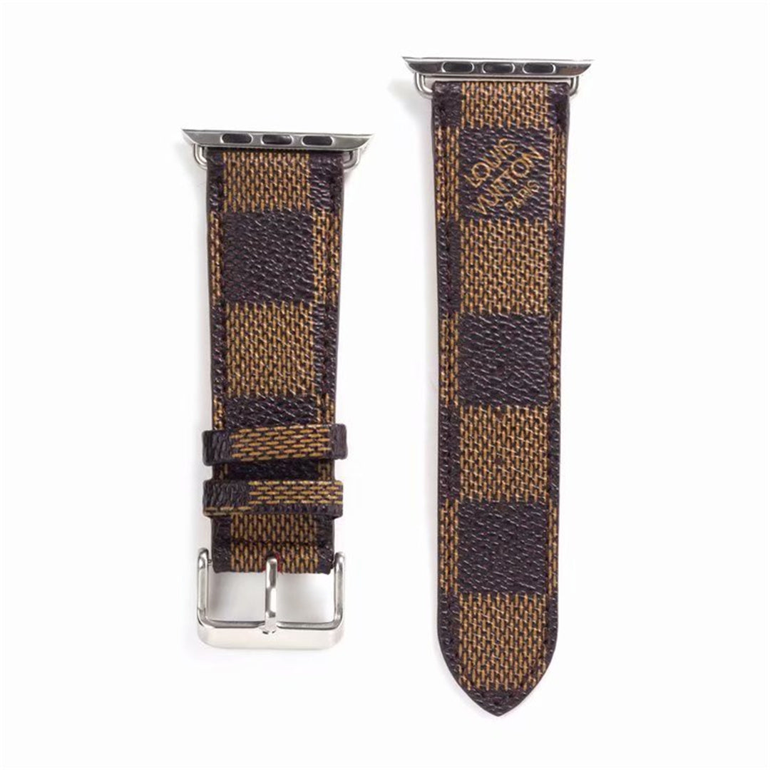 Classico cinghia di lusso marrone per band di Apple Watch
