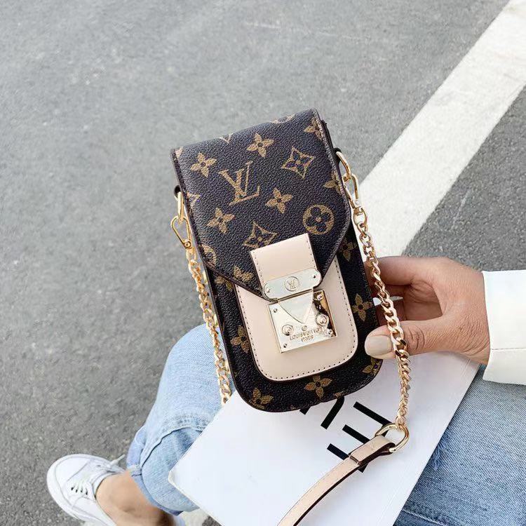 Crossbody Leather Phone Bag 022