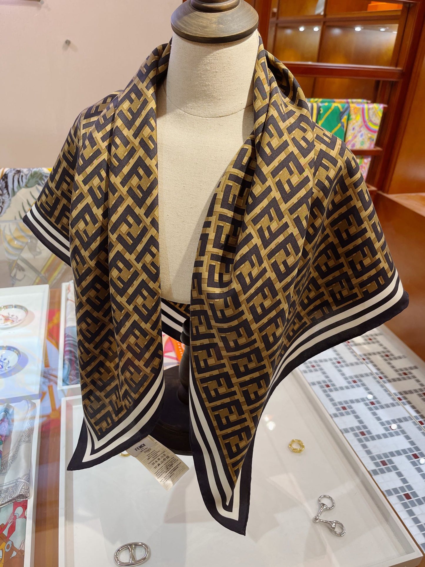 Letter Square Scarf mysite