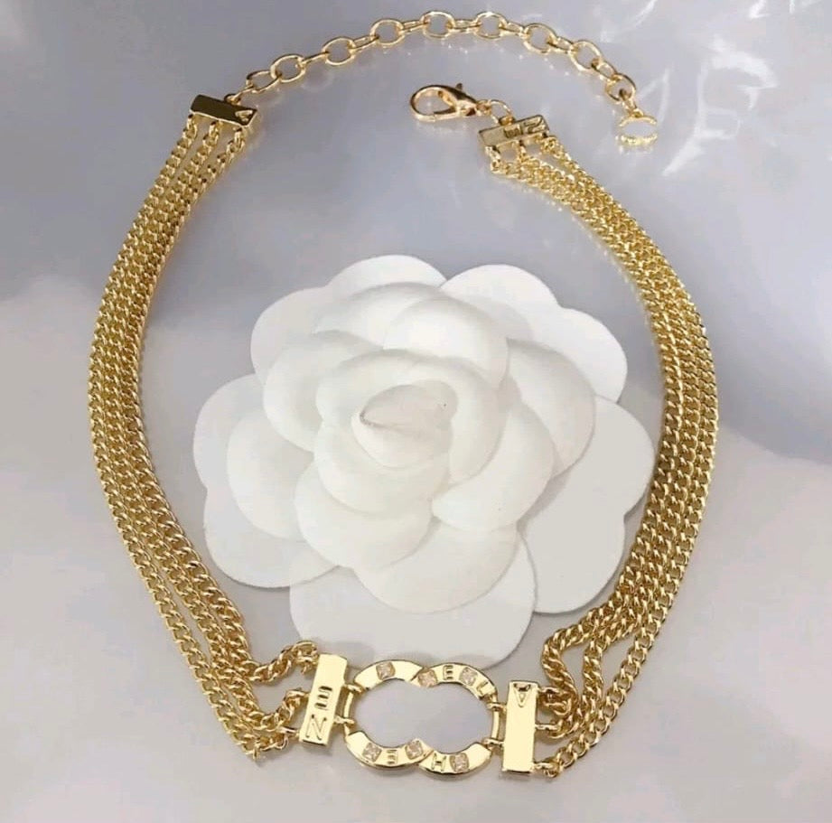 Marchio di lusso cc collana ccoctone girocollo