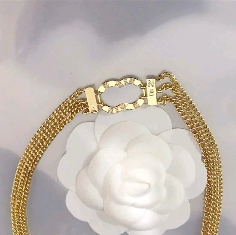 Marchio di lusso cc collana ccoctone girocollo