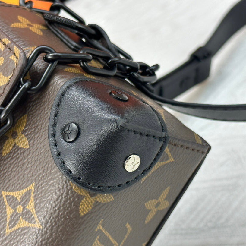 Modeknopf quadratische Handtaschen