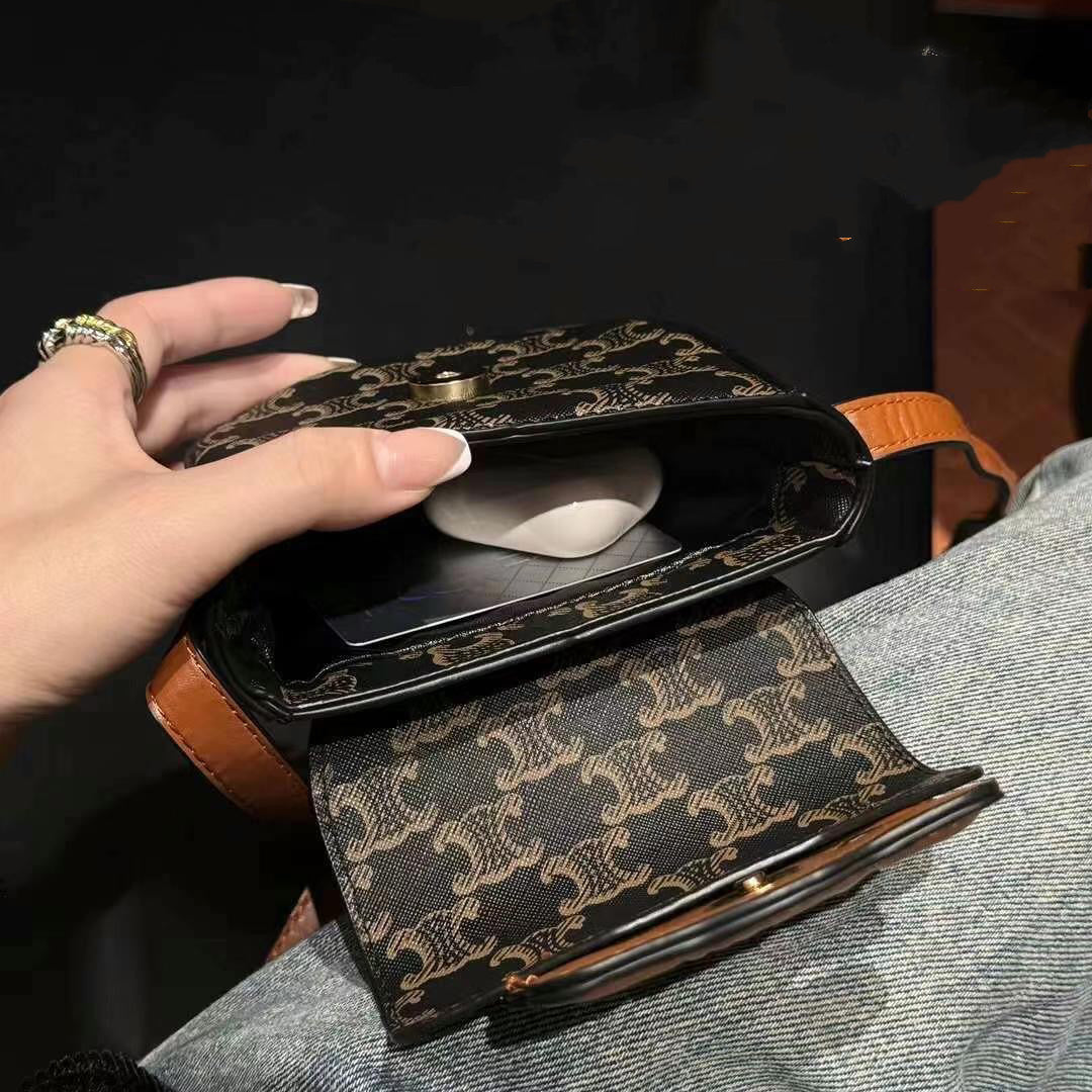 Mode braune Mini -Tasche