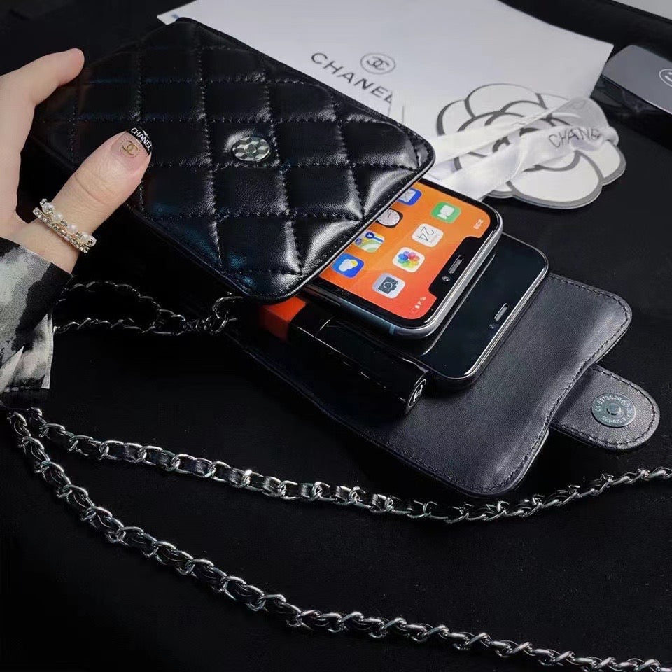 Lustige Leder -Telefontasche