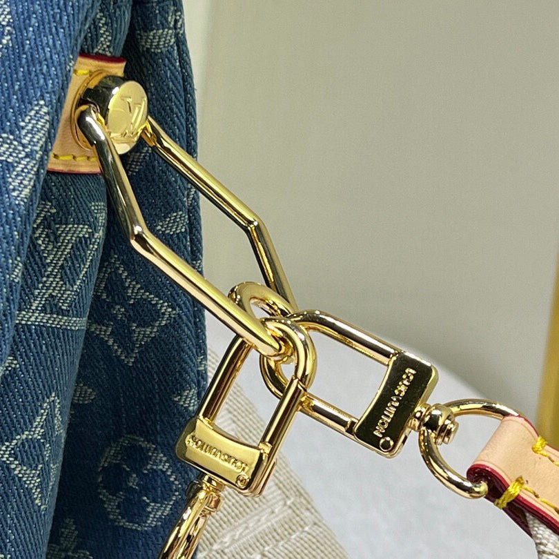 Borsa di design da ricamo blu