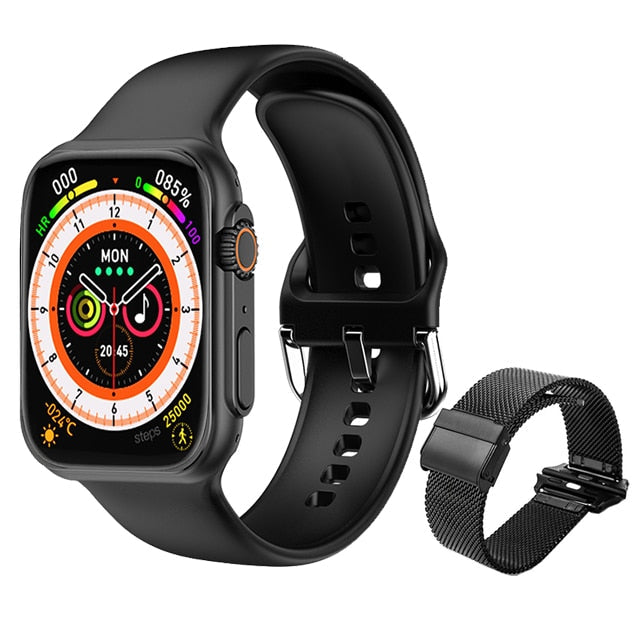 NOVO Ultra Watch Men Smart Watch Series 8 NFC Door Access SmartWatch para Android Apple Phone Watch Bands