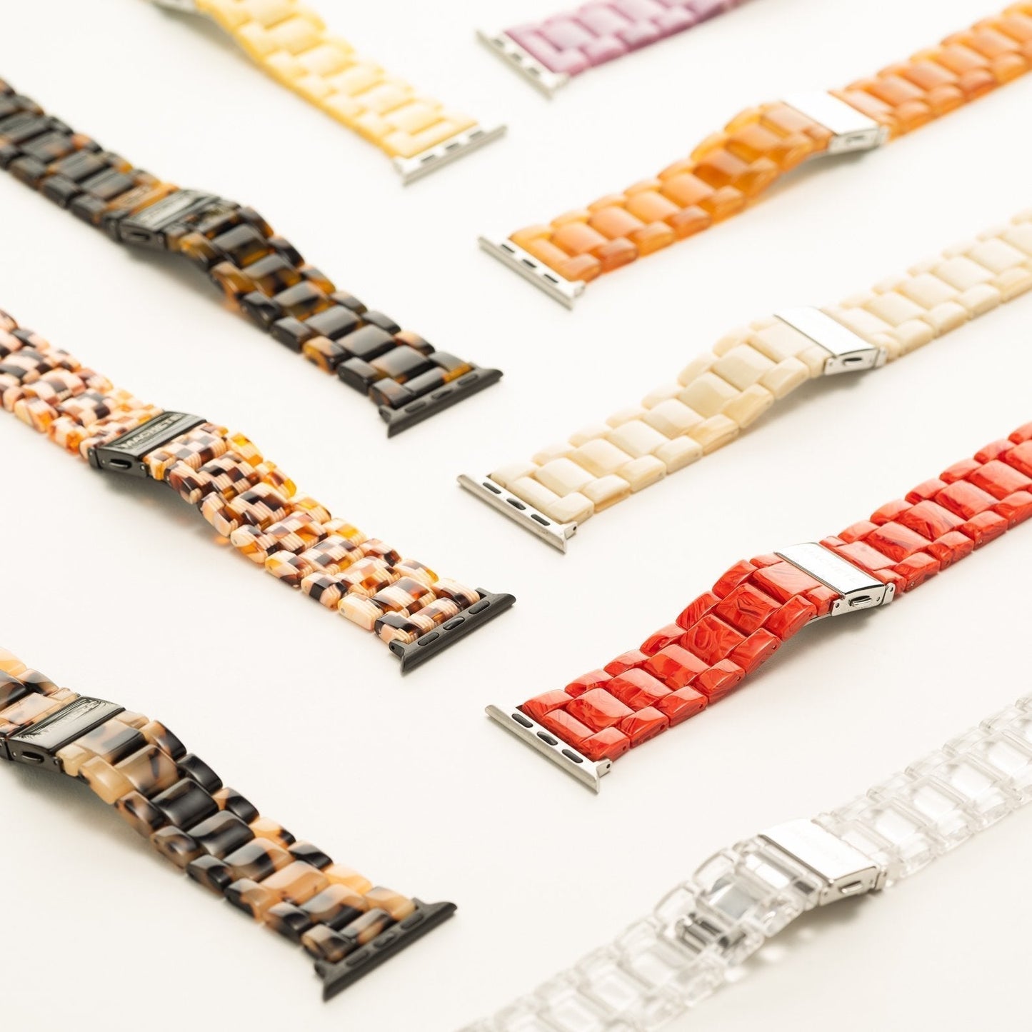 Band de montre Apple en tortue blonde