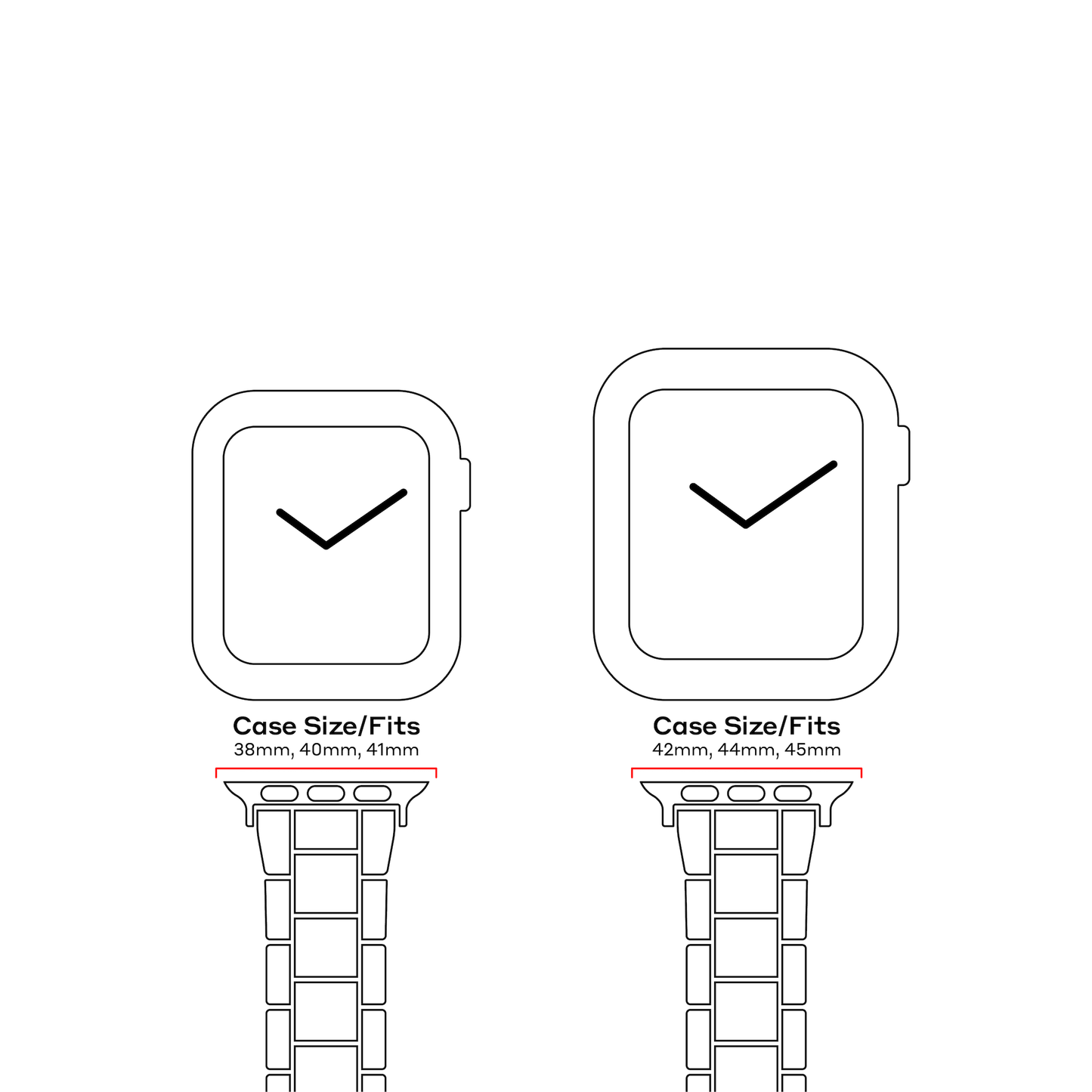 Band de montre Apple en tortue blonde