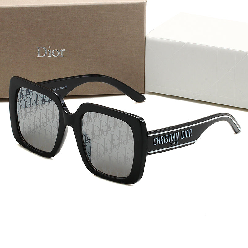 Gafas de sol de marco grande de lujo Y-535