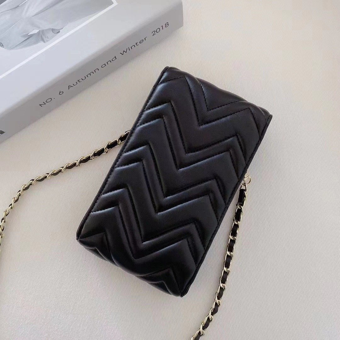 Süße schwarze Telefontasche