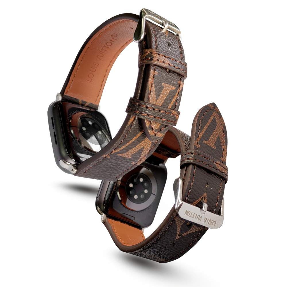 Classico cinghia di lusso marrone per band di Apple Watch