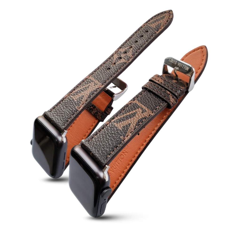 Classico cinghia di lusso marrone per band di Apple Watch