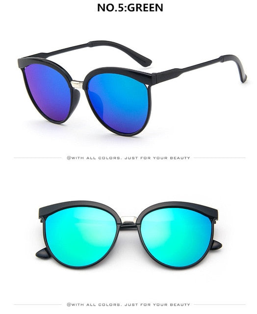 Dizajner marke mačjeg oka Sunčane naočale luksuzne plastične naočale za sunčanje Klasične retro vanjske naočale Oculos de Sol Gafas