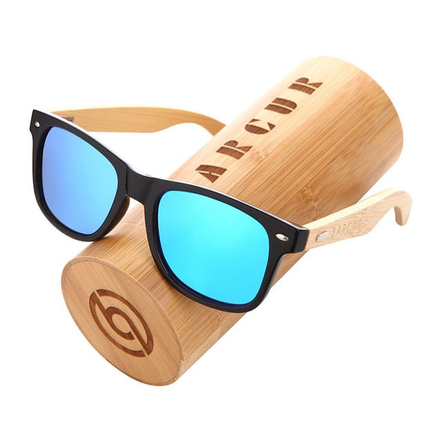 Barcur Polarizirani bambusovi sunčane naočale Muškarci drvene naočale Sunca Žene Originalne drvene naočale Oculos de Sol Masculino