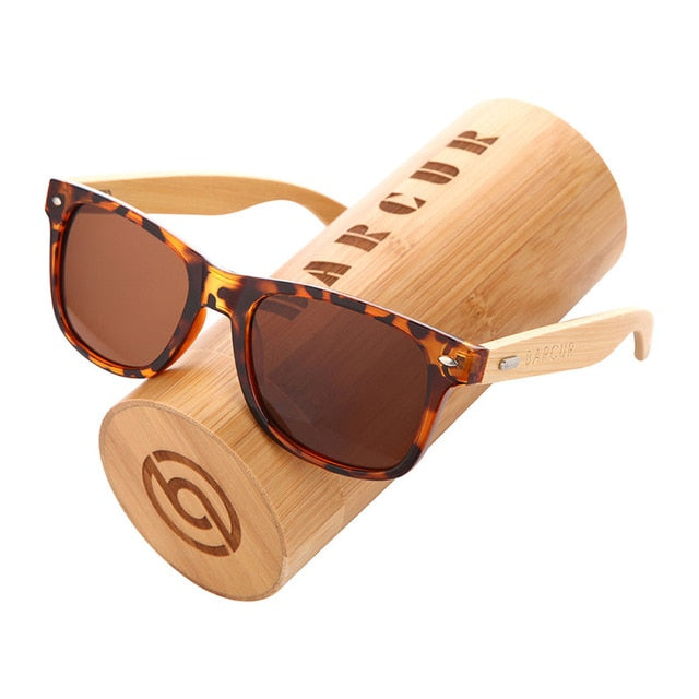 Barcur Polarizirani bambusovi sunčane naočale Muškarci drvene naočale Sunca Žene Originalne drvene naočale Oculos de Sol Masculino